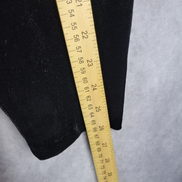 Eloquii Black puffy Sleeves Velvet Dress Plus mini/knee length Women's SZ 24 - Picture 10 of 10